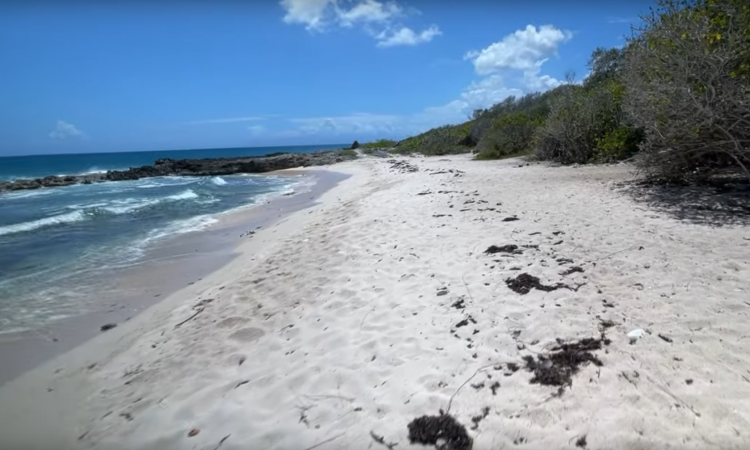 La douche en guadeloupe à saint françois